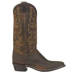 Justin Bay Apache Leather Western Cowboy Boots Mens Size 8.5 B NWOB $299 READ